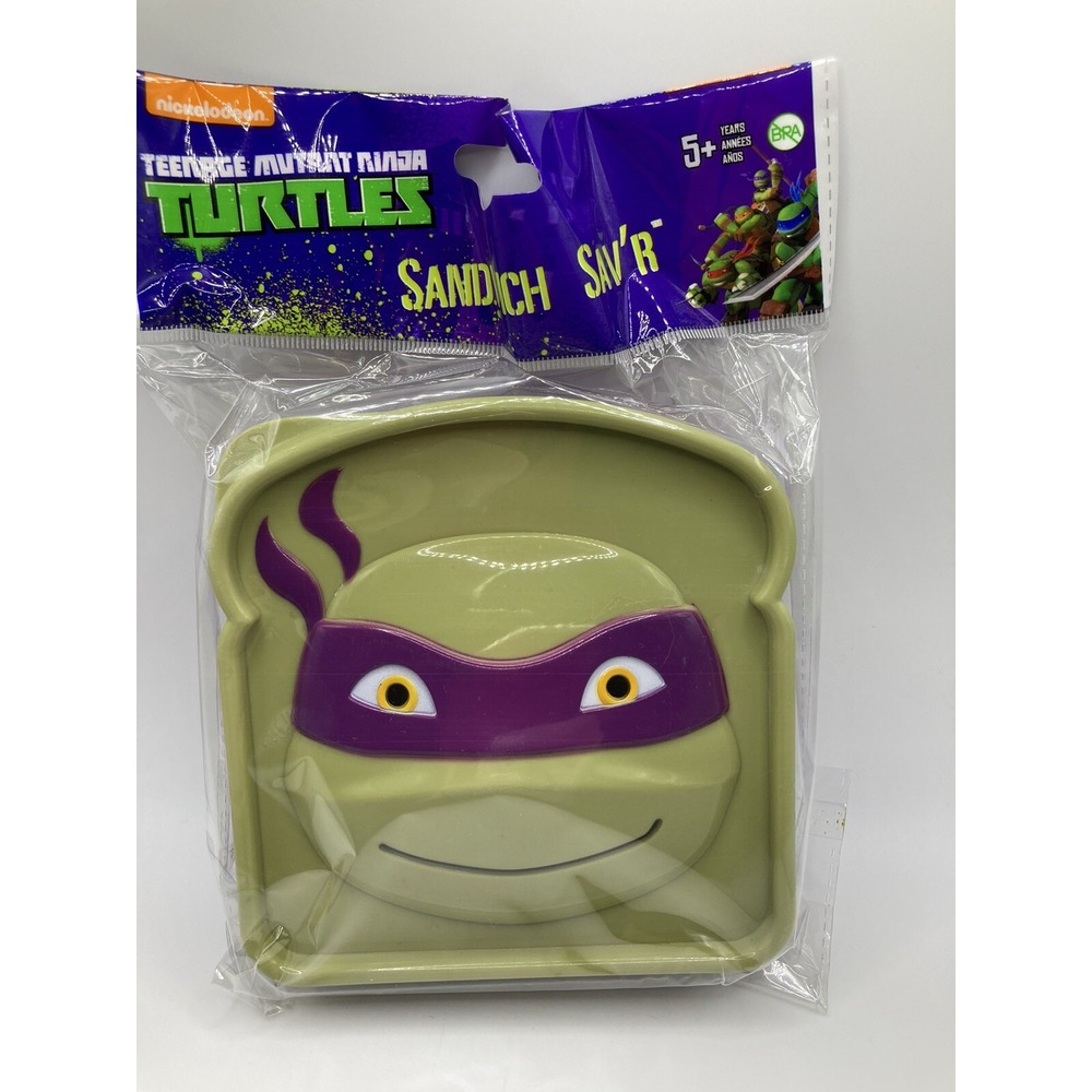 Teenage Mutant Ninja Turtles Sandwich Keeper Lunchbox Helper Purple Mask